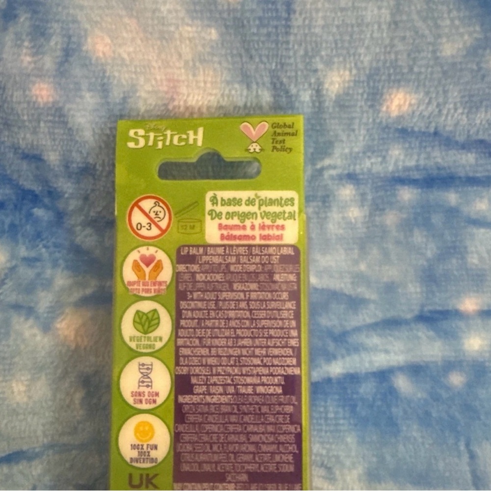 BNIB Stitch Grape Flavored Lip Balm - Picture 2 of 3